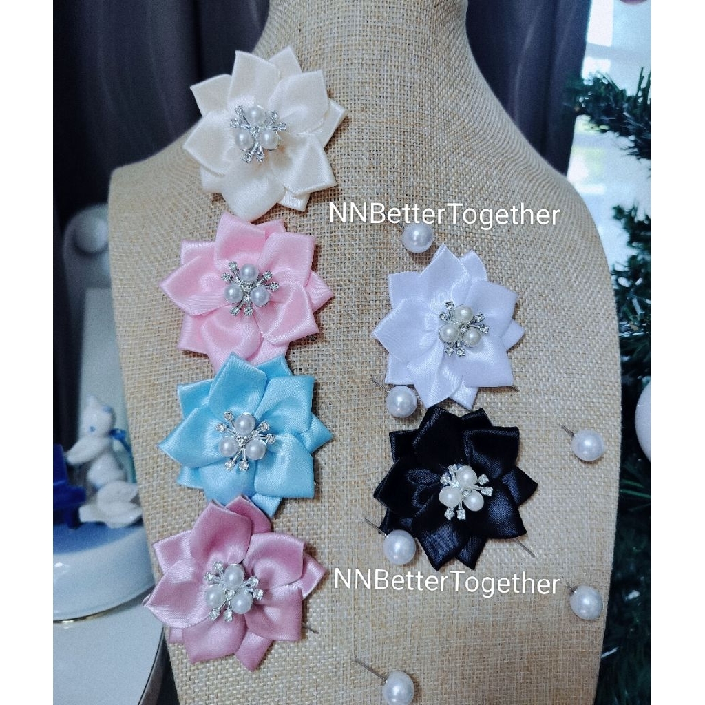 ใหม่! พินกลัดเสื้อ พินติดเสื้อ พินติดสูท ก้านเงิน/ทอง/มุก