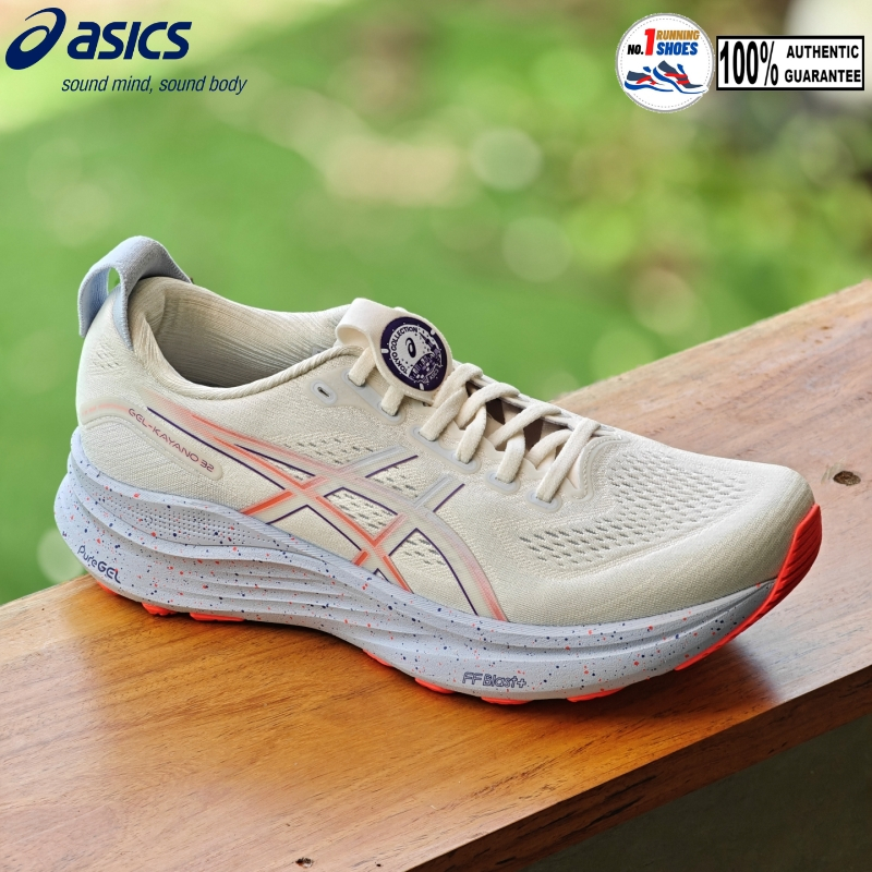[✨Limited] Asics รุ่น Gel-Kayano 32 TOKYO 1011C140-500 สี Cream/ edo purple ของเเท้ 100%
