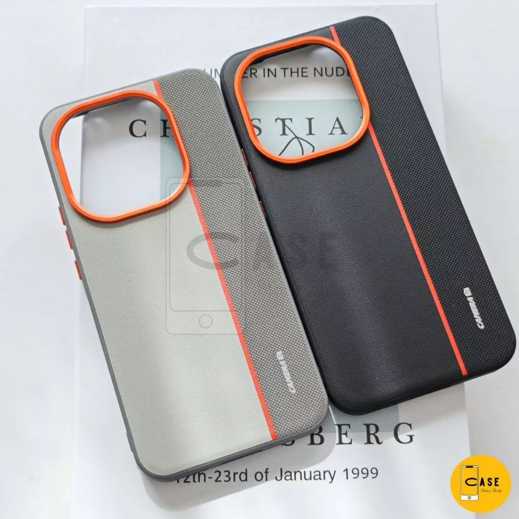 เคส iQOO 15 / 15R / iQOO 13 หนังเทียม ขอบนิ่ม สวยๆ ดูหรู สีดำ สีเทา ส่งจากไทย