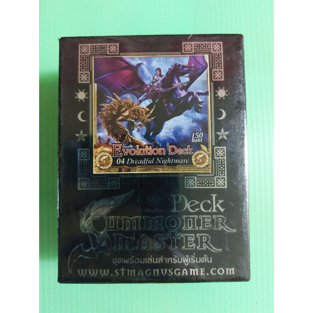 การ์ด Summoner Master Deck ชุดพร้อมเล่นสำหรับผู้เริ่มต้น Evolution Deck 04 Dreadful Nightmare เหมาะสำหรับสะสม สินค้ามือ1