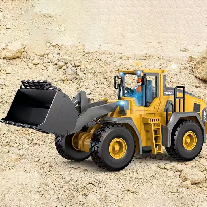 11channel alloy🚧 รถขุดบังคับ 2.4G รถบังคับ 1:20 วัสดุโลหะผสม รถดั้มบังคับ รถของเล่นเด็ก รถจักรเหมืองบังคับไกลโลหะผสมของเ thumbnail 9
