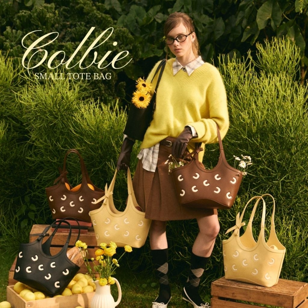 ‼️เปิดจอง✨️ใหม่🍂SMALL COLBIE TOTE BAG💥ใช้โค้ดลดสูงสุด2,000บ.🔥ของแท้จากแบรนด์ 100%