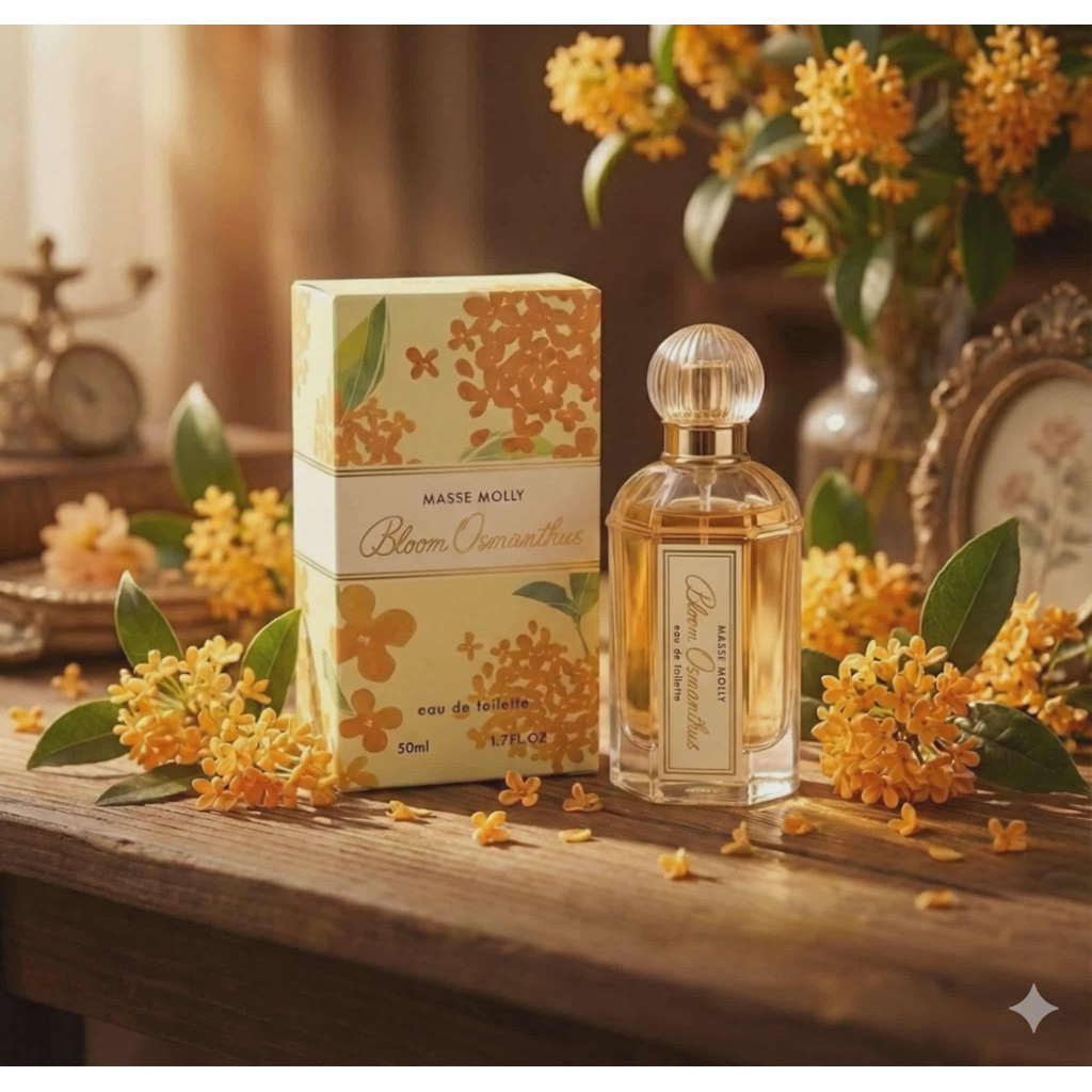 น้ำหอมแมสซี่มอลลี่ กลิ่นออสมันตัส Massemory Bloom Osmanthus 50ml.🇯🇵