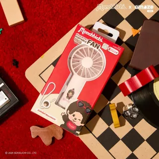 (ส่งตรงจากแบรนด์) Amaze one Monchhichi Fan พัดลมมือถือ พกพาสะดวก รุ่น A-MCFN002 ลิขสิทธิ์แท้มอนชิชิ - รับประกัน 1 ปี