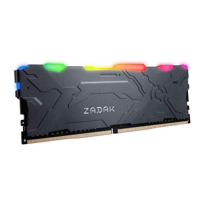 สินค้าใหม่ไม่ผ่านการใช้ แรมไฟ ZADAK DDR4 8GB/2666MHz.CL16 (8GBX1) MOAB AURA2 RGB