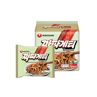 [ยกลัง 5x8] Nongshim Chapagetti และ Spicy Chapagetti ซอสดำจากเกาหลี