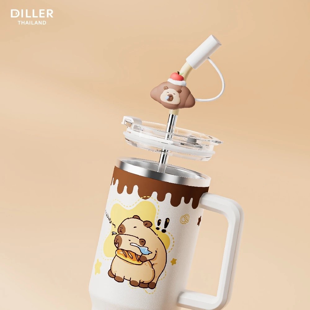 🎁ห่อของขวัญฟรี ทักแชท💬 แก้วเก็บความเย็น Diller1200ml. - DILLER Tumbler Diller 1200ml.D9353