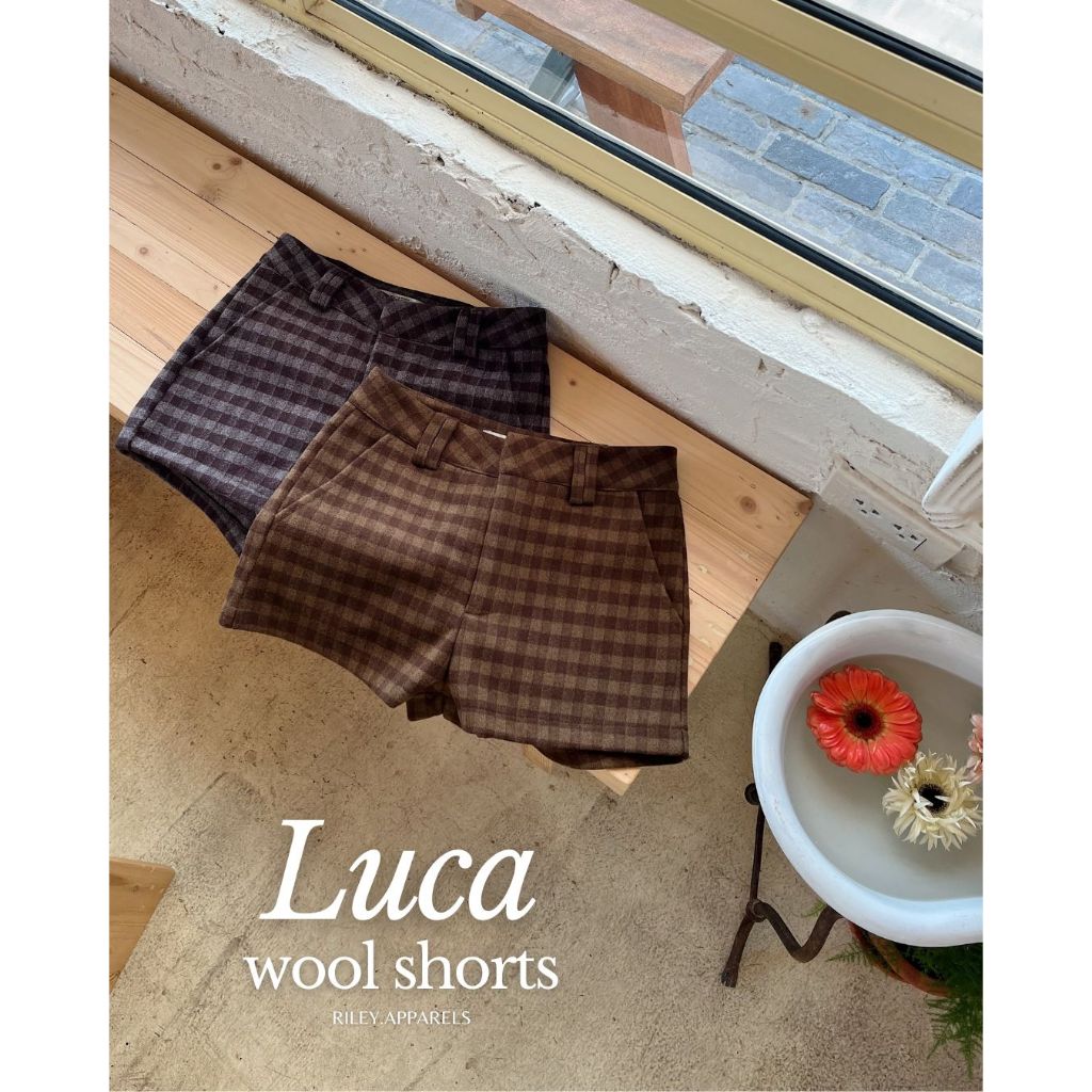 Riley.apparels - Luca Wool Shorts 9151