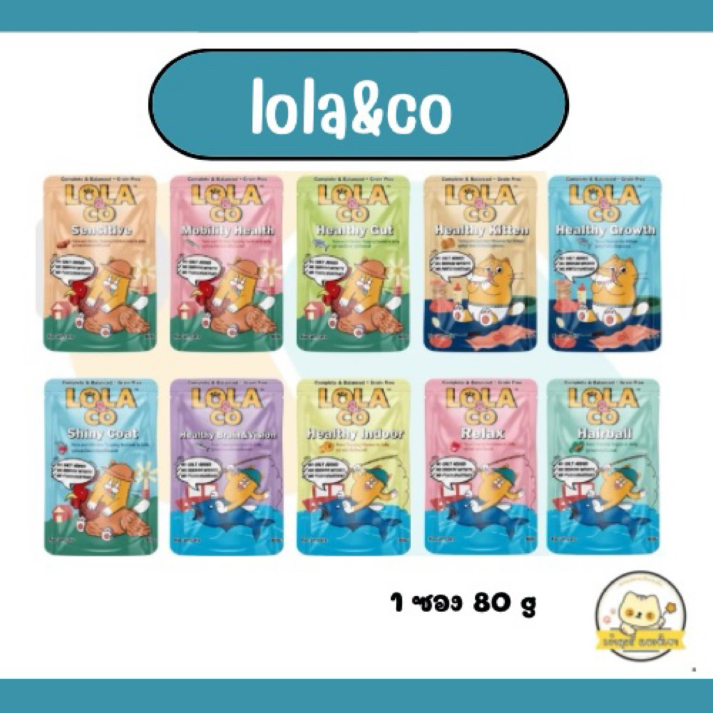 อาหารแมวlola&co10สูตร