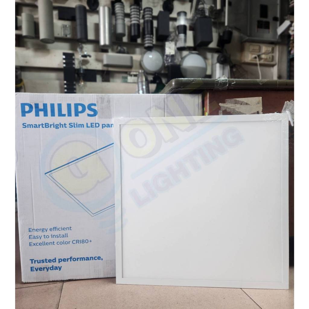 Philips SmartBright LED Slim Panel Light โคมไฟฟิลิปส์ สมาร์ทไบร์ท สลิม พาแนล 40W ขนาด 60x60 แสงขาว