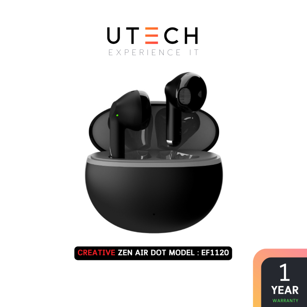 CREATIVE หูฟัง ZEN AIR DOT หูฟังอินเอียร์ หูฟังบลูทูธไร้สายแบบ TWS
