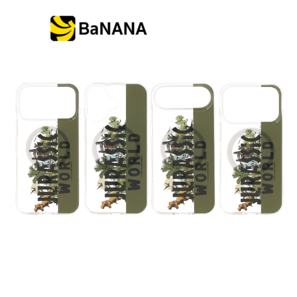 Jurassic World x TECHPRO เคสใส iPhone 17/Air/Pro/Pro Max by Banana IT