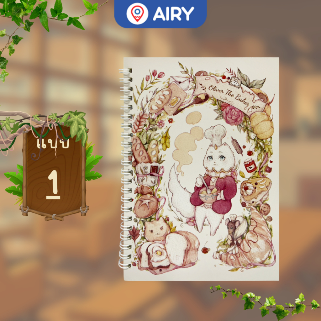 สมุดโน๊ตสันห่วง A5 รุ่น HN-P6201 สมุดจดบันทึก สมุดสันห่วง SyrupAi มีเส้นบรรทัด 42 แผ่น(แพ็ค 1 เล่ม) ราคา ถูกที่สุด ดีลบีเคเค แกลเลอรีภาพที่ 7