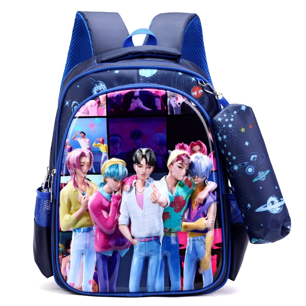 กระเป๋าเป้3D14นิ้ว กระเป๋าสะพายใส่กระดาษA4ได้ สินค้าในไทยพร้อมส่ง - รูปที่ 6