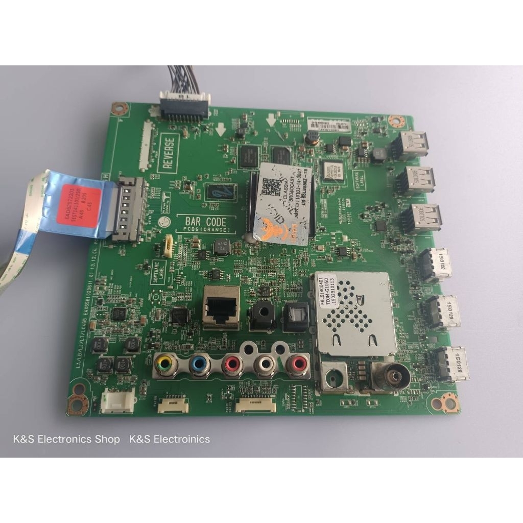 Mainboard LG 55LB582T , 50LB582T , 42LB582T  พาร์ท EAX65610206 (เมนบอร์ด)อะไหล่แท้/ของถอดมือสอง รับป