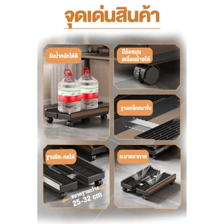 แท่นวาง CPU มีล้อเลื่อน ลายไม้ลายหิน ปรับขนาดได้ กันสนิม รับน้ำหนักดี ระบายอากาศได้ดี