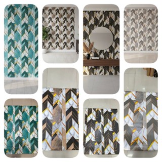 วอลเปเปอร์3มิติ New! หน้ากว้าง45ซม.1ม้วนยาว10เมตร ลายสวยสีชั…