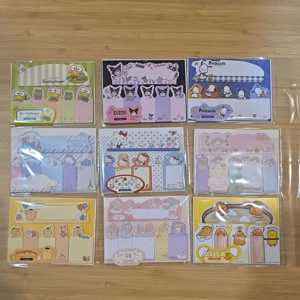 สินค้าพร้อมส่ง Post-it note กระดาษโน๊ต ลายการ์ตูน น่ารัก