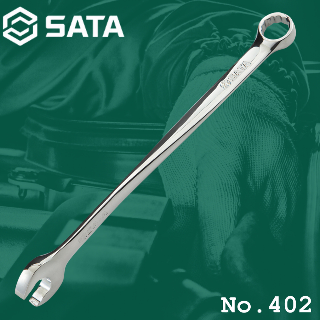 SATA ประแจแหวนข้างปากตาย X-BEAM ขนาด 9mm. - 19mm. No.402