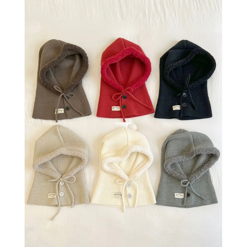 FEY-TIY หมวกไหมพรม กันหนาวว กันหิมะ สุดเก๋ ดีไซน์น่ารักเกินนน 💓