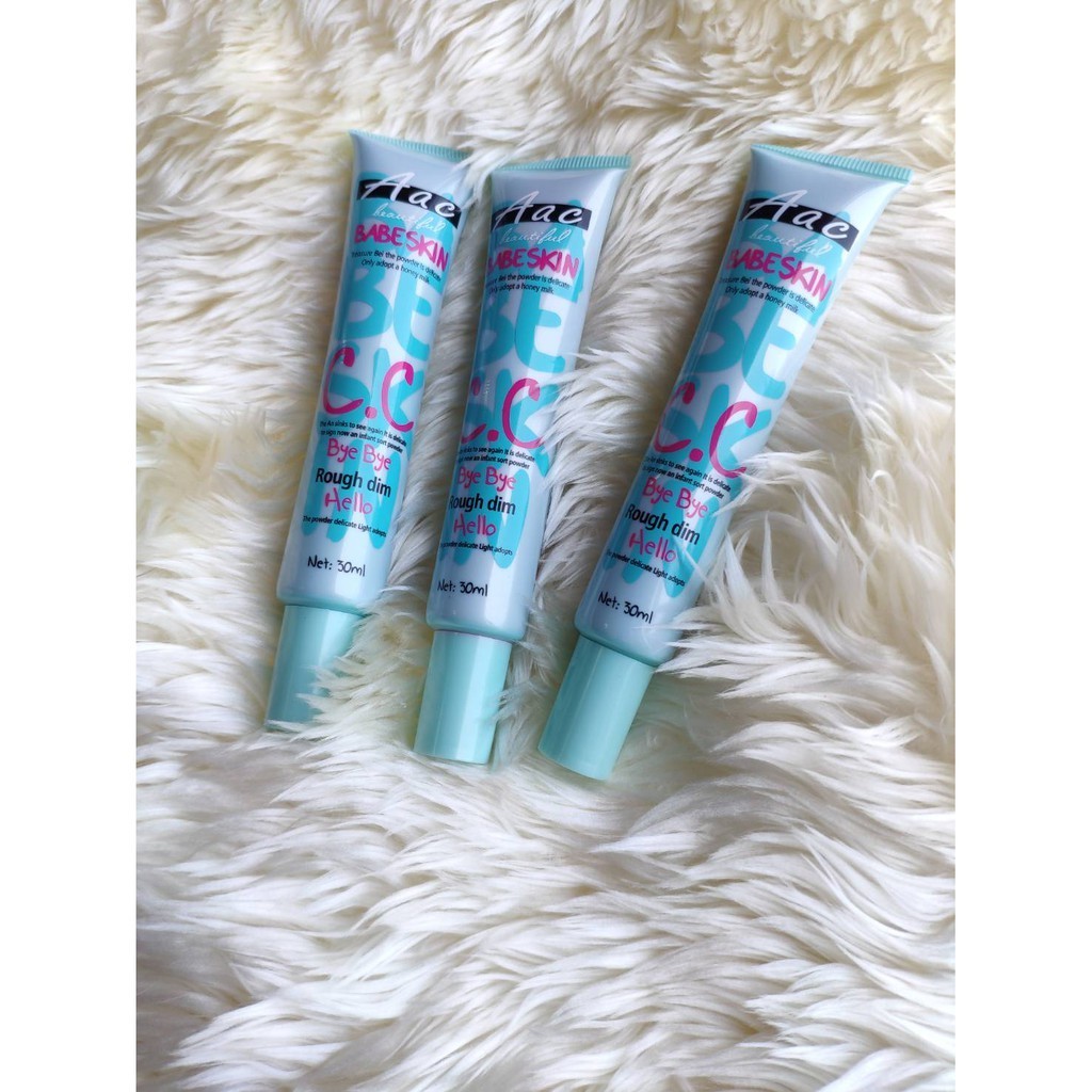 CC Cream Aac babe skin beautiful ปริมาณ 30 ml. ซีซีครีม เบบี้สกิน-พร้อมส่ง