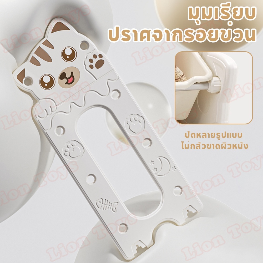 LionToys ชั้นเก็บของ ชั้นวางของเล่น ชั้นวางหนังสือเด็กขนาดใหญ่ ความจุขนาดใหญ่ กว้างและลึกขึ้น - รูปที่ 5