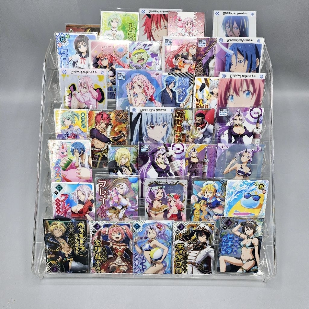 (ชุด3/แท้✅️) ของสะสม อนิเมะ การ์ด เกิดใหม่เป็นสไลม์   ริมุรุ มิลิม ชิออน rimuru milim shion tensura 