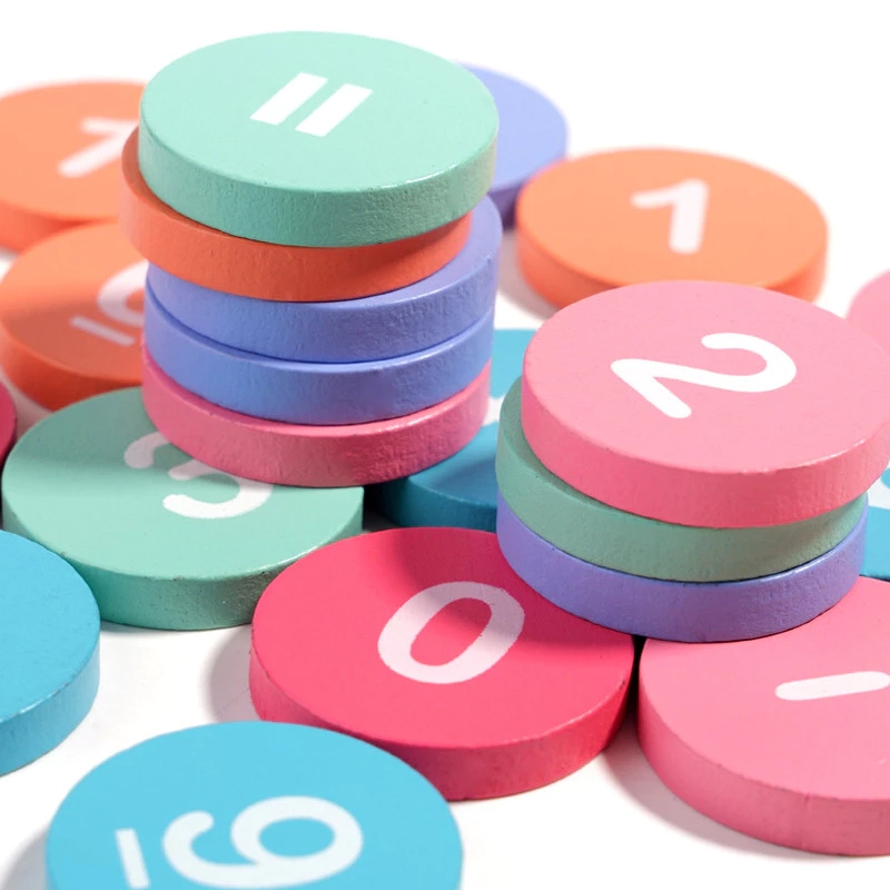 Montessori บล็อคไม้สอนคณิต ของเล่นเพื่อการศึกษา สอนการนับเลข ส่งจากประเทศไทย การลบ ง่ายๆ - รูปที่ 3