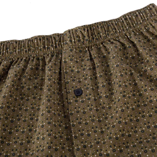 ARROW LITE BOXER SHORTS กางเกงบ๊อกเซอร์ชาย พิมพ์ลาย สีน้ำตาล รุ่น ZX611BR