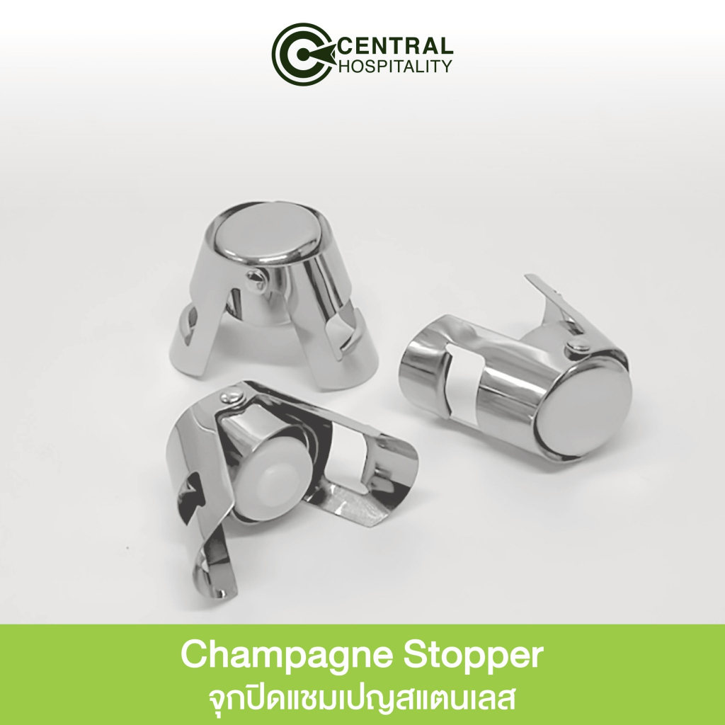 CENTRO Champagne Stopper จุกปิดแชมเปญสแตนเลส เก็บความซ่าได้นานเหมือนเพิ่งเปิดขวด - HL611