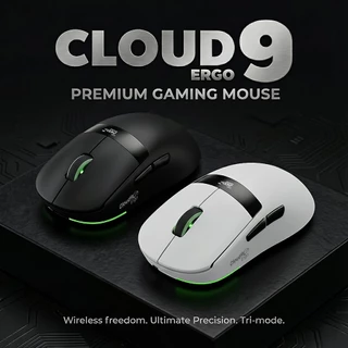[ส่งฟรี] Neolution E-Sport Cloud9 Ergo เมาส์ไร้สาย Tri-Mode มีซอฟแวร์ Macro DPI 12000 รับประกัน 2 ปี