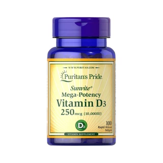 Puritan's Pride vitamin d3 วิตามินดี vitamin d