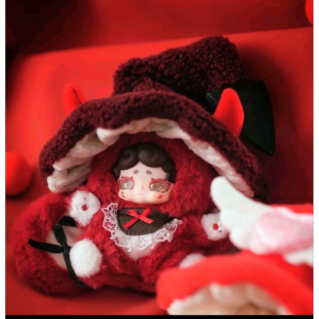 พร้อมส่ง Lucky Deer Nai 100% น้องชุดแดงเช็คการ์ด