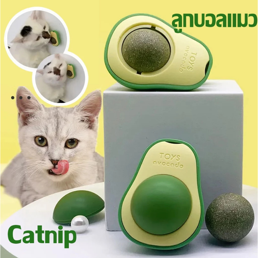 พร้อมส่งจ้า Catnip กัญชาแมว ออร์แกนิค ลูกบอลแมว แคทนิป ของเล่นแมว บอลcatnip แบบเลีย แมว
