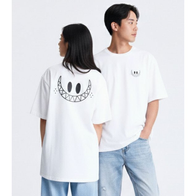 AIIZ (เอ ทู แซด) - AIIZ เสื้อยืดแขนสั้นลายกราฟิก AIIZ Big Heart Graphic T-Shirt