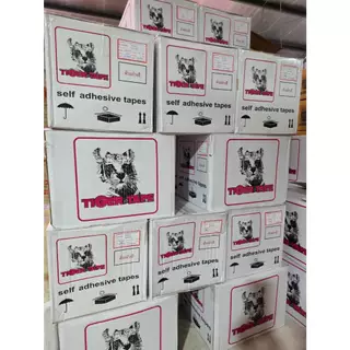 **(ยกลัง 54-72ม้วน)** เทปใส เทปกาว OPP เทปปิดกล่อง TIGER TAPE กว้าง 2 นิ้ว หนา 45 ไมครอน SB+