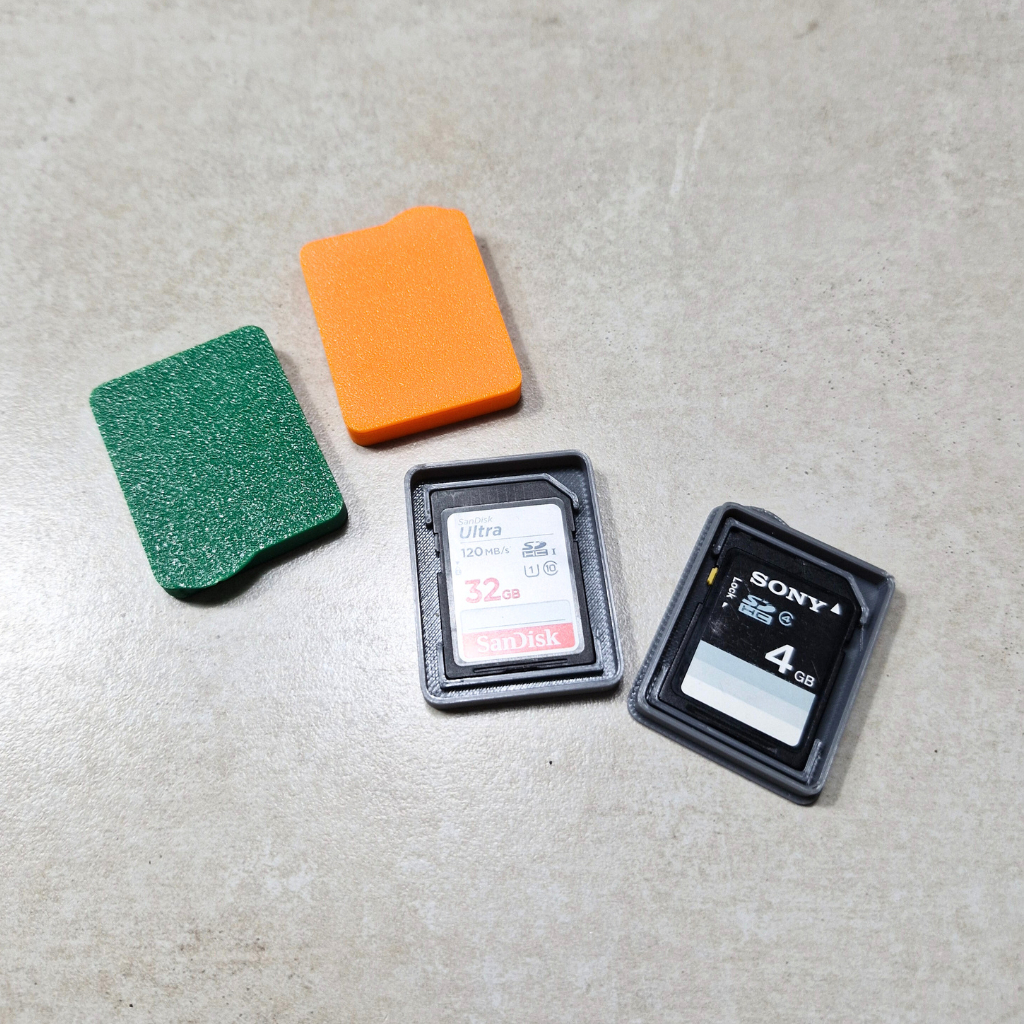 SD Card Sleeve – กล่องใส่เมม ใส่ได้ 2 SD พกพาสะดวก [3D Print]