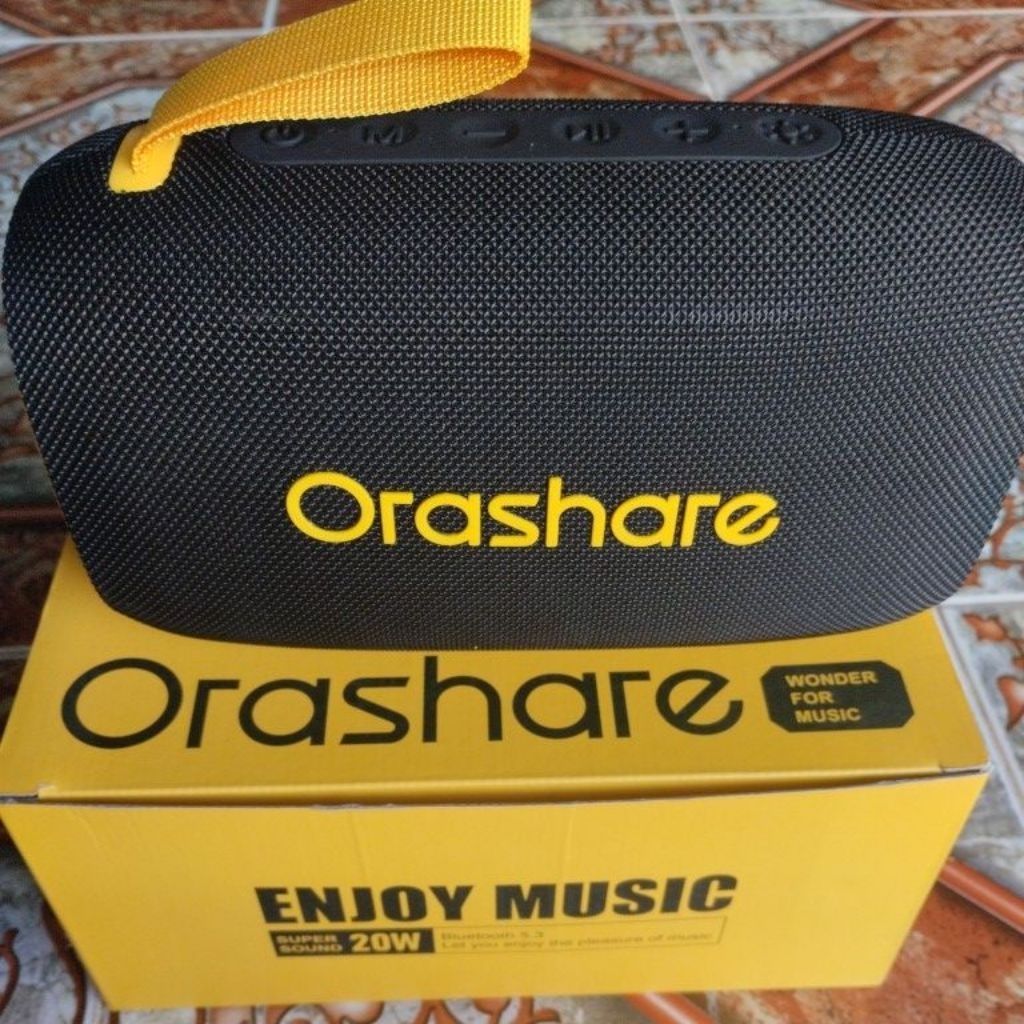 ลำโพงบลูทูธOrashare ดำ+เหลือง