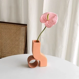 ดอกไม้ปลอม หน้าวัว Pu พลาสติก 3d สําหรับตกแต่งบ้าน