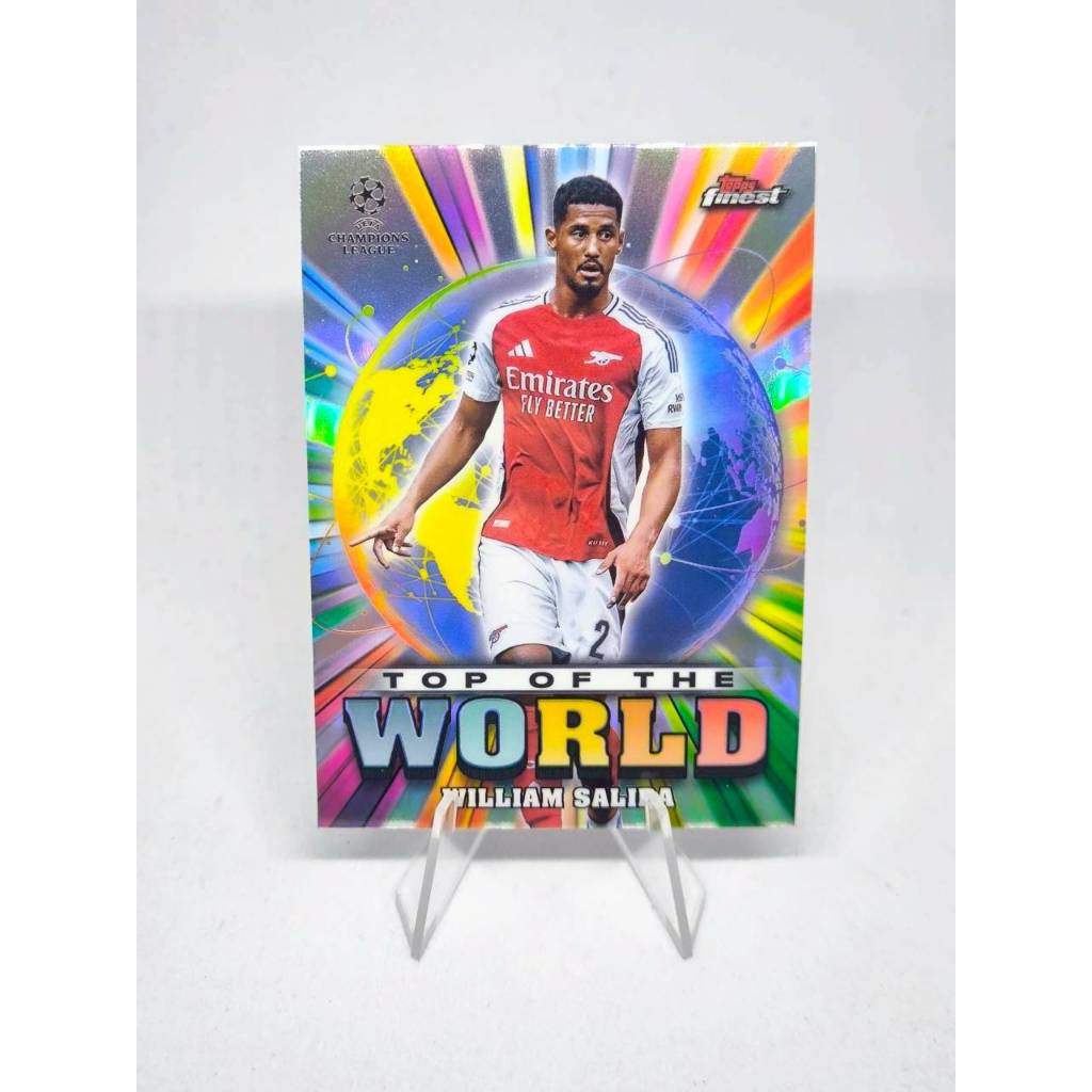 การ์ดฟุตบอล Topps Finest UEFA Club Competitions Top of The World Soccer Insert 2024-25 ราคา ถูกที่สุด ดีลบีเคเค แกลเลอรีภาพที่ 4