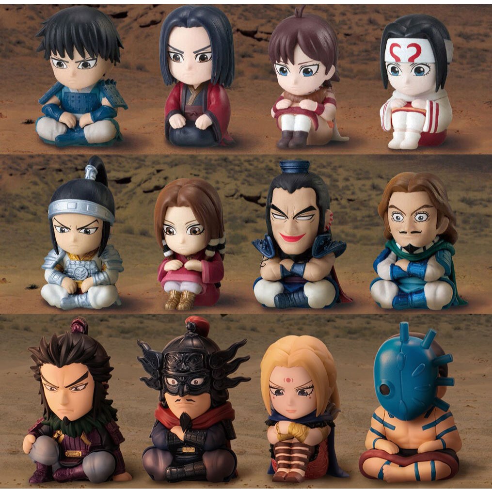 **ของแท้ พร้อมส่ง** กาชาปอง คิงดอม นั่งจ๋อง ชุดที่ 1 & 2 & 3 Gashapon Kingdom Ma