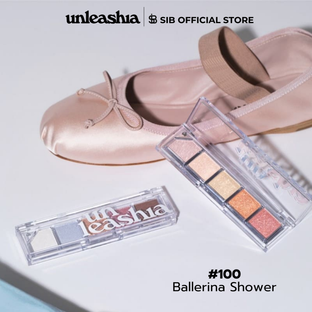 UNLEASHIA  Mood Shower Face Palette | พาเล็ตหน้าไฮไลต์–บลัชโกลว์ วาวใสแบบไอดอล เนื้อเนียนละเอียด ติดทน [SIB.SEO] รูปที่ 2