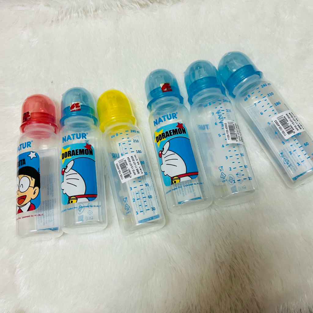 ขวดนม Natur 8 ออนซ์ คอแคบ แพ็ค 6 ขวด