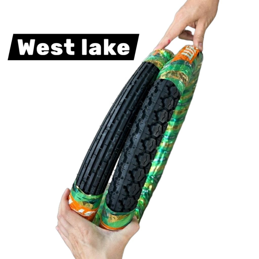 ชุดจับคู่ ยางนอก West Lake 2.25-17 ลายตรง H615  2.50-17 ลายเม็ดข้าวโพด H606 ลายคลาสสิค มอเตอร์ไซค์