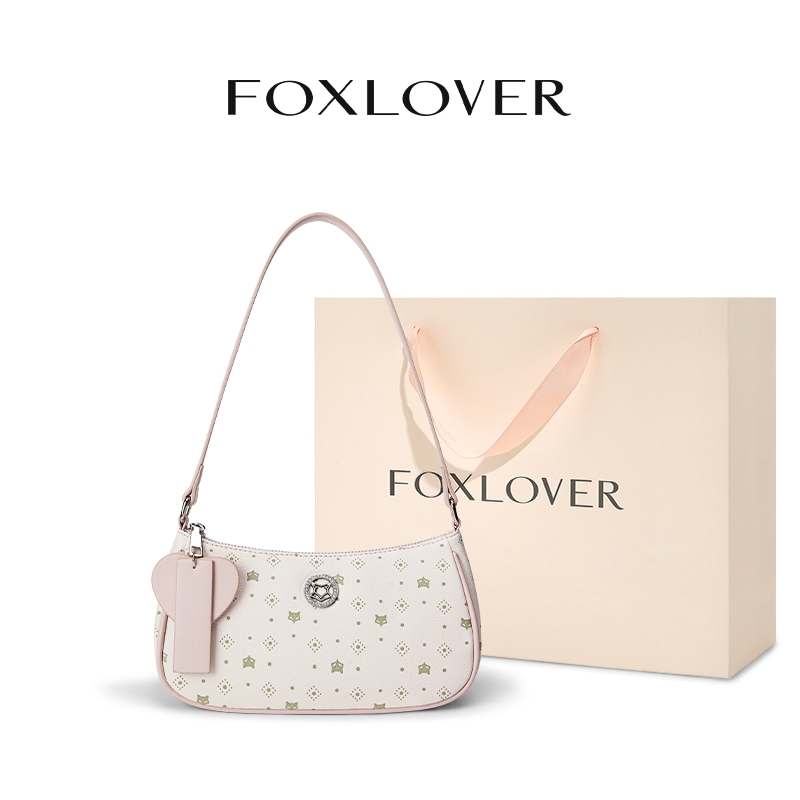 FOXLOVER กระเป๋าคาดไหล่ลายขวาง ใส่ได้ทุกโอกาส เรียบหรู เหมาะกับคุณผู้หญิง