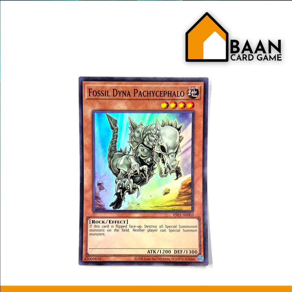 ES01-AE003 : Fossil Dyna Pachycephalo [Super Rare] (Yu-Gi-Oh! Asia English) Official Card Game