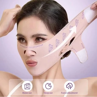 G213 สายรัดหน้าเรียว หน้าวีเชพกระชับสัดส่วนสําหรับผู้หญิง ผ้ายืดหยุ่น ยกกระชับแก้มและคาง ลดริ้วรอยบนใบหน้า