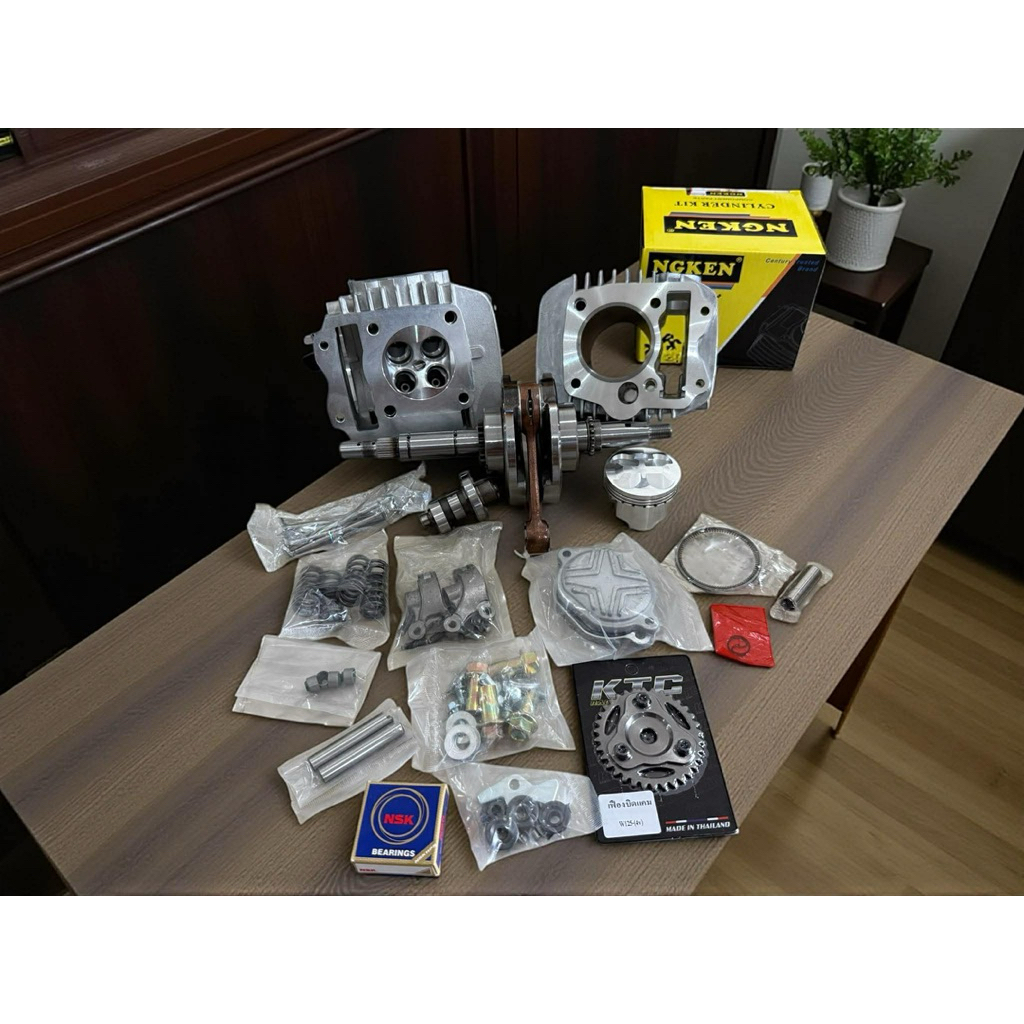 ชุดข้อเสื้อฝาW125 4วาวฝางานมาเลขนาดลูก57,59,66มิลชัก5มิลงานGTOงานBRZอุปกรณ์ครบชุดตามรูปสินค้าคุณภาพ