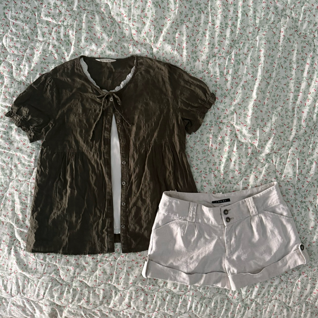 [มือ 2] set 3 pieces *รายละเอียดอยู่ในคำอธิบาย* สไตล์ mori kei ซาวาโกะ sawako