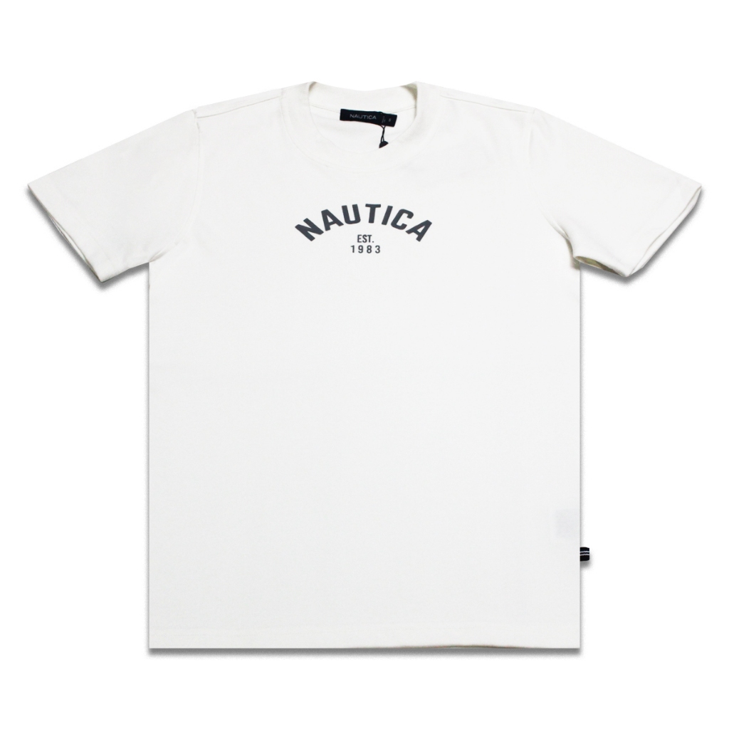 NAUTICA T-Shirt เสื้อยืดนอติก้า 300605 1BW